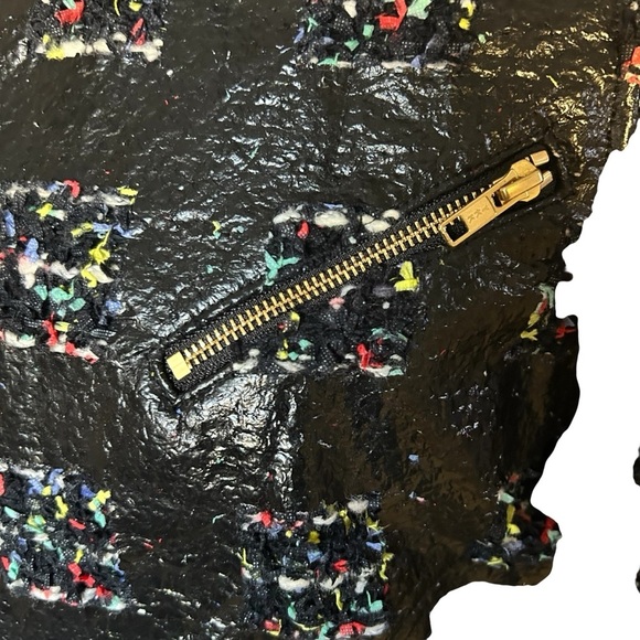 NWT Coohem Yaonetomi Japanese Tweed Jacket Sz 38 - Picture 5 of 13